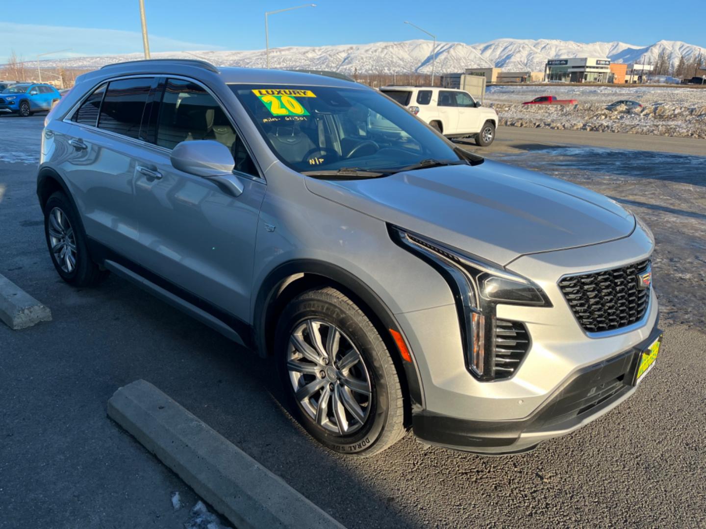 2020 Silver /Black Cadillac XT4 Premium Luxury AWD (1GYFZDR42LF) with an 2.0L L4 DOHC 16V engine, 9A transmission, located at 1960 Industrial Drive, Wasilla, 99654, (907) 274-2277, 61.573475, -149.400146 - Photo#6